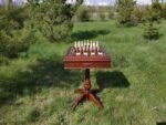 Chess Set: Chess table "Battle Pleasure" with 2 Drawers + pieces "Elite" - Image 9