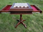 Wooden Chess table "Battle Pleasure" with 2 Drawers - Image 7