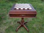 Wooden Chess table "Battle Pleasure" with 2 Drawers - Image 8
