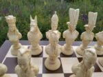 Chess set: Wooden Chess Board + pieces "Pharaoh of Ancient Egypt " - Image 5