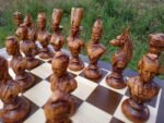 Chess set: Wooden Chess Board + pieces "Pharaoh of Ancient Egypt " - Image 8