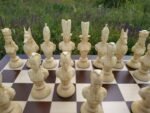 Chess set: Wooden Chess Board + pieces "Pharaoh of Ancient Egypt " - Image 4