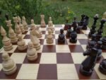 Glossy Chess pieces "Elite" Maple wood - Image 8