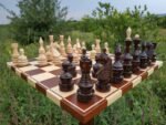 Glossy Chess pieces "Elite" Maple wood - Image 2