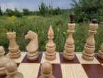 Glossy Chess pieces "Elite" Maple wood - Image 5