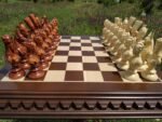 Chess set: Wooden Chess Board + pieces "Pharaoh of Ancient Egypt " - Image 3