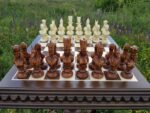 Chess set: Wooden Chess Board + pieces "Pharaoh of Ancient Egypt " - Image 7