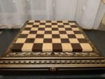 Handcrafted premium chess board with drawers; handmade
