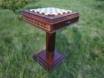 Chess Table "Battle for Kings" with 2 drawers, Decorated with beads - Image 3