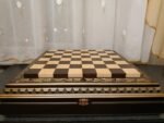 Chess Board "Golden Foliage" with Storage for Chess Pieces - Image 3