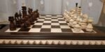 Wooden Chess set: Chess Board with 2 Drawers + Chess pieces "Classic Luxe" - Image 3