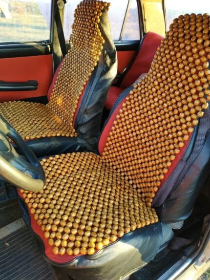Beaded Car Seat Cover for car Massager car Seat Cover pattern wood Car Accessories wooden beads Cover for car seat universal Beautiful gift