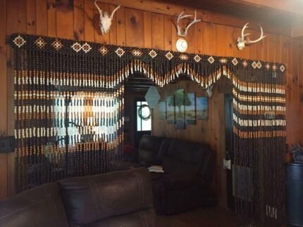 Beaded Door Curtain ALL SIZES & Wood blinds & Beaded decor
