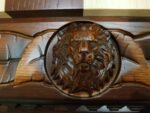 Wooden Chess Table "Lion Victory" All sizes - Image 4