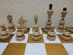 Chess set: Classic Chess Board "Ombre" + pieces "Classic Deluxe" Super glossy finish - Image 6