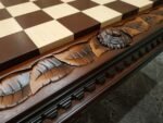 Wooden Chess Table "Lion Victory" All sizes - Image 5