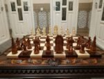 Wooden Chess Set: Table/Board "Lion Victory" - Image 5
