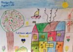 Ukrainian artist, children draw. Children's drawings from Ukraine. Stop War in Ukraine. Ukrainian Art Painting. Digital Download JPG File - Image 2