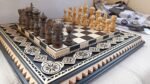 Chess set: Chess Board "Bright Victory" + pieces "Elegant Classic" - Image 9