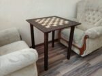 Wooden Chess table "Waves of Aspiration" Handmade - Image 3