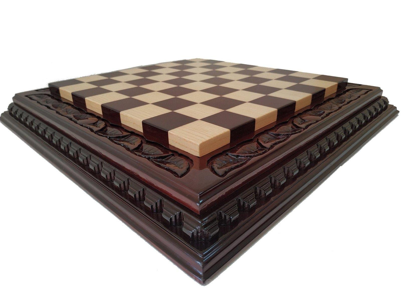 il_fullxfull.4106304562_7f3m.jpg Glossy Chess board; Handmade; Ash wood