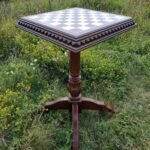 Wooden Chess Table "Classic Luxury" Handmade