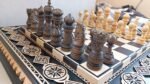 Chess set: Chess Board "Bright Victory" + pieces "Elegant Classic" - Image 4