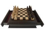 Chess set: Chess board "Royal Classic" with Two Drawers + pieces "Classic Luxe" - Image 9