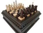 Chess set: Chess board "Royal Classic" with Two Drawers + pieces "Classic Luxe" - Image 5