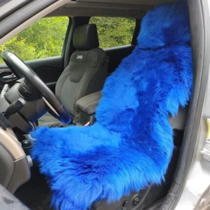 Sheepskin Car Seat Cover ALL Colors with headrest, universal genuine sheepskin, warm cape, cover for car Handmade chair pads, Custom color