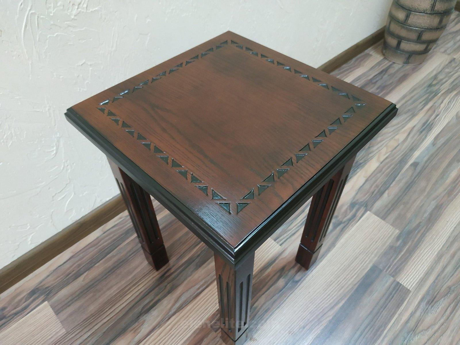 il_fullxfull.4153947101_axbw-scaled-1.jpg Wooden Stool / Chair for chess table (1 pcs) Natural, Dark brown colors - Image 1