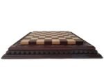 Wooden Chess Board "Leaves" Cherry wood, Super Glossy finish - Image 4