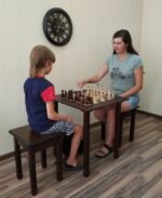 Wooden chairs, stools for chess table, chess game, chairs for kitchen,living room,Solid ash wood Handmade, custom color, price for one stool - Image 10