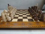 Wooden Chess Set: Chess board + chess pieces "Classic Luxe" - Image 2