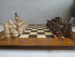 Wooden Chess Set: Chess board + chess pieces "Classic Luxe" - Image 7