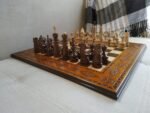 Wooden Chess Set: Chess board + chess pieces "Classic Luxe" - Image 8