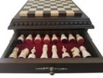 Chess set: Chess board "Royal Classic" with Two Drawers + pieces "Classic Luxe" - Image 7