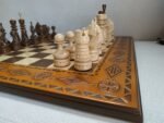 Wooden Chess Set: Chess board + chess pieces "Classic Luxe" - Image 5