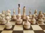 Wooden Chess Set: Chess board + chess pieces "Classic Luxe" - Image 4