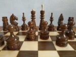 Wooden Chess Set: Chess board + chess pieces "Classic Luxe" - Image 3