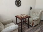 Wooden Chess Table "Royal Classic" decorated with beads - Image 9