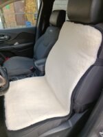 In Stock! Car Seat Cover Sheepskin - Wool - Brown, Black - Image 10