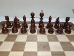 Wooden Chess Set: Chess Board "Eco" + glossy pieces "Classic Deluxe" - Image 6