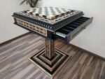 Wooden Chess Table "Bright Victory" with Drawers and Cells for chess pieces - Image 3