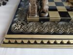Chess set: Chess Board "Black & Gold " + pieces "Knights" - Image 8