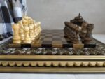 Wooden Chess Set: Glossy Chess board "Royal" + pieces "Elegant Classic" - Image 7