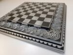 Chess board "Black & Silver" Super Glossy - Image 3