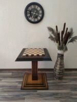 Сhess Table "Waves of Aspiration" Ombre color, super glossy - Image 2