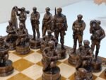 Chess set "Waves of Aspiration Ombre" + pieces "Armed Forces of Ukraine" / "Cossacks" - Image 7