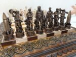 Chess set  "Waves of Aspiration Ombre" + pieces "Armed Forces of Ukraine" / "Cossacks" - Image 5